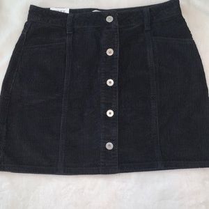 Corduroy Mini Skirt